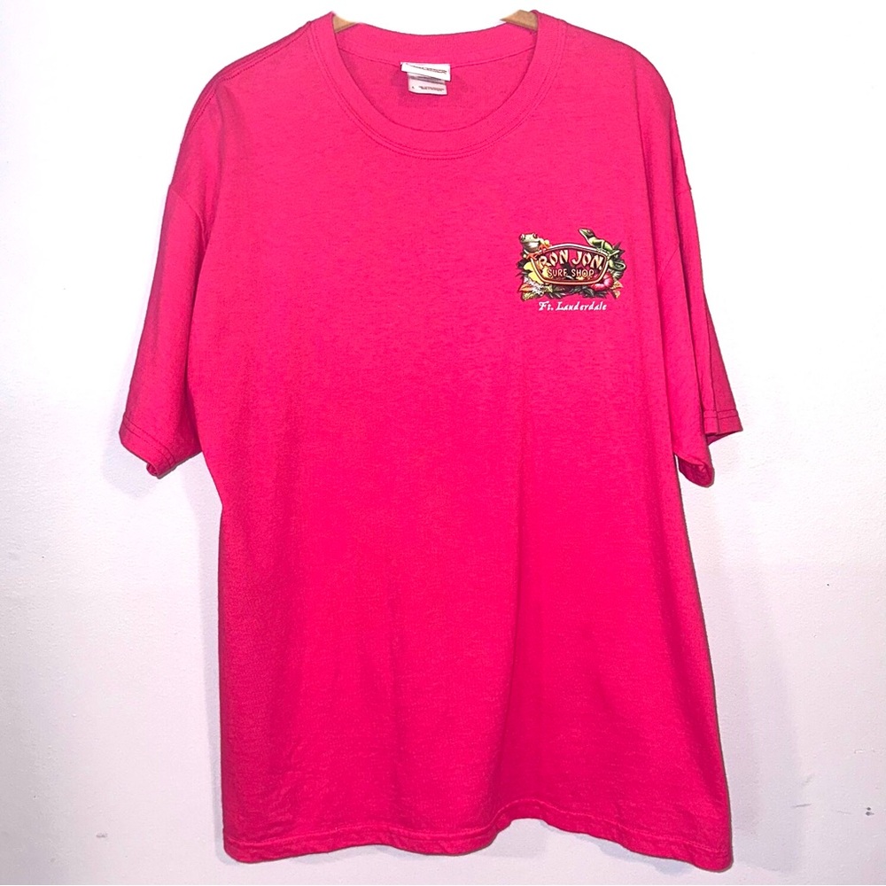 Ron Jon Ft. Lauderdale All Under The Same Sun Unisex T Shirt Size Large Pink